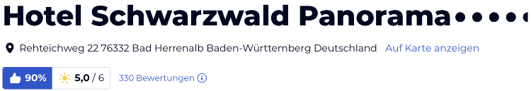 holidaycheck reisen hotels bewertungen, Hotel Schwarzwald Panorama