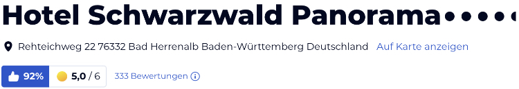 holidaycheck reisen hotels bewertungen, Hotel Schwarzwald Panorama