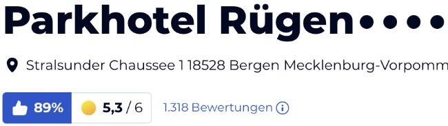 Parkhotel Rügen, holidaycheck reisen hotels bewertungen