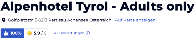 holidaycheck reisen hotels bewertungen, Adults Onlay Alpenhotel Tyrol