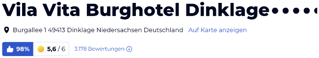 holidaycheck Bewertungen Hotels reisen, Vila Vita Burghotel