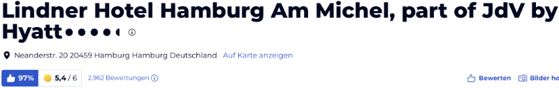 holidaycheck bewertungen reisen urlaub hotels, Lindner Hotel Am Michel Hamburg