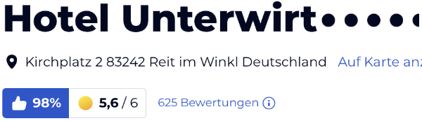 holidaycheck reisen hotels bewertungen, Hotel Unterwirt