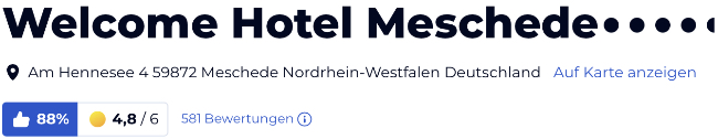 holidaycheck reisen hotels bewertungen, Welcome Hotel Meschede