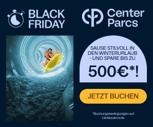 Center Parcs Black Week: Bis zu 500€ Rabatt