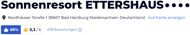 HolidayCheck reisen Hotels Hotelbewertungen, Sonnenresort Ettershaus