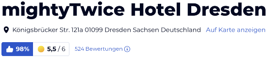 holidaycheck reisen hotels berwertungen, mightyTwice Hotel Dresden mighty Twice