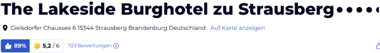 holidaycheck reisen hotels bewertungen, The Lakeside Burghotel zu Strausberg