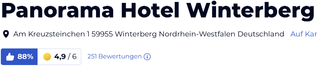holidaycheck reisen hotels bewertungen, Panorama Hotel Winterberg