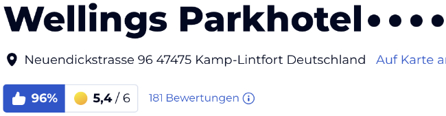 holidaycheck reisen hotels bewertungen, Wellings Parkhotel