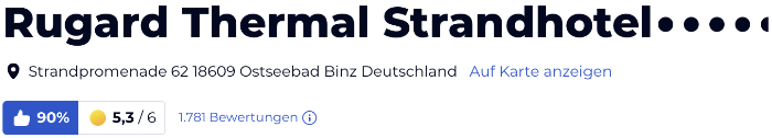 holidaycheck reise hotels bewertungen, Rugard Thermal Strandhotel