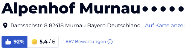 holidaycheck reisen hotels bewertungen, Alpenhof Murnau