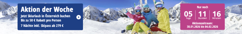 SnowTrex Aktion der Woche Skiurlaub Skireisen Ski fahren