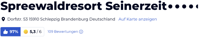 holidaycheck reisen urlaub last minute hotels bewertungen, Spreewaldresort Seinerzeit