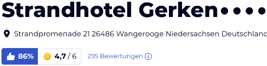 holidaycheck reisen hotels bewertungen, Strandhotel Gerken