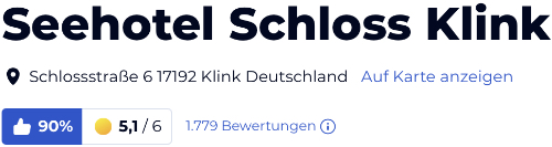 holidaycheck reisen hotels bewertungen, Schlosshotel Klink, seehotel schloss klink