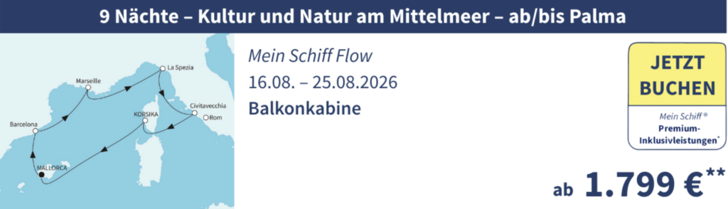 TUI Cruises Angebote der Woche