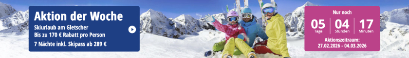 SnowTrex Aktion der Woche Skiurlaub Skireisen Ski fahren