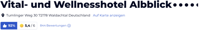holidaycheck Bewertungen Hotels reisen urlaub, Vital- und Wellnesshotel Albblick