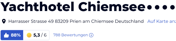 holidaycheck reisen hotels bewertungen, Yachthotel Chiemsee