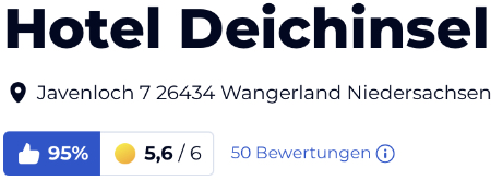 HolidayCheck reisen Bewertungen Hotels urlaub, Hotel Deichinsel Nordsee