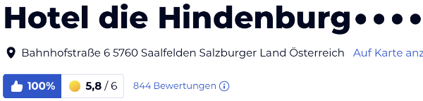 holidaycheck reisen hotels bewertungen, Hotel die Hindenburg Österreich