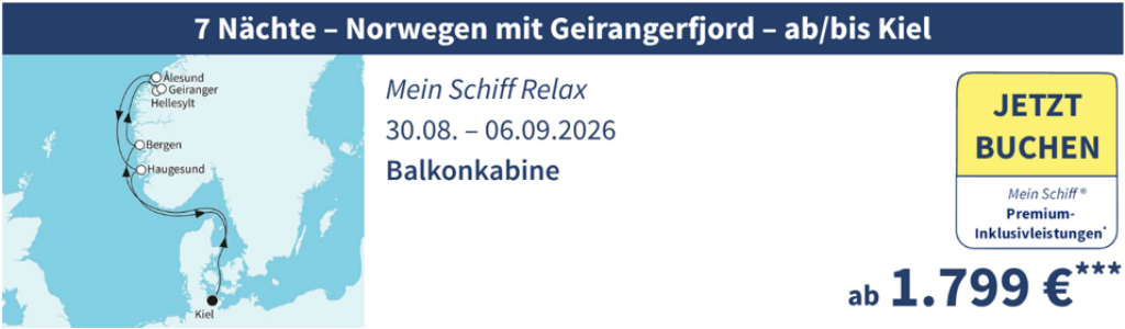 TUI Cruises Angebote der Woche