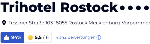 holidaycheck urlaub reisen hotels Hotelbewertungen, Trihotel in Rostock