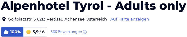 holidaycheck reisen hotels bewertungen, Adults Onlay Alpenhotel Tyrol
