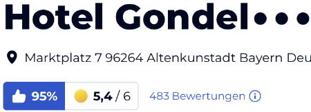 holiday check hotels reisen Bewertungen urlaub, Hotel Gondel