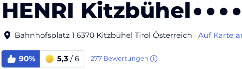holidaycheck reisen hotels bewertungen, Hotel HENRI Tirol Österreich