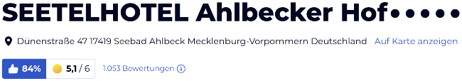 holidaycheck Bewertungen Hotels reisen, SEETELHOTEL Ahlbecker Hof