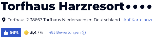 holidaycheck reisen hotels bewertungen, Torfhaus HARZRESORT