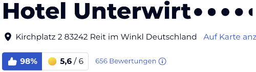 holidaycheck reisen hotels bewertungen, Hotel Unterwirt