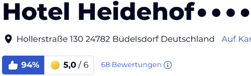 holidaycheck hotels reisen Bewertungen urlaub, Hotel Heidehof