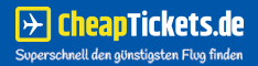 Cheaptickets Logo, billige Flugtickets