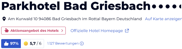 holidaycheck urlaub reisen hotels Hotelbewertungen, Hartl's Parkhotel Bad Griesbach