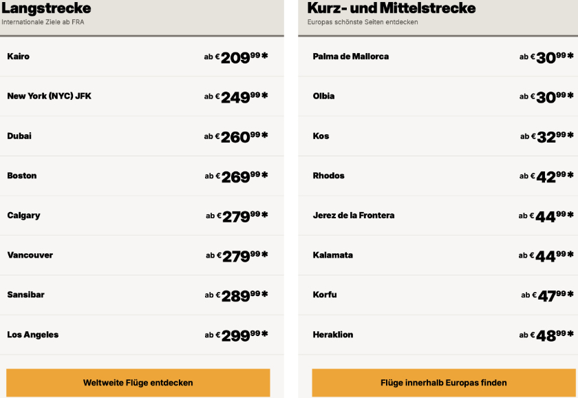 Mit den Condor Eintagsfliegen ab 30,99€ entspannt um die Welt fliegen