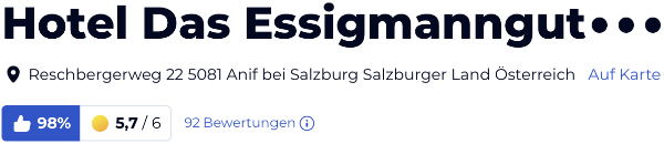 HolidayCheck reisen urlaub Hotels Bewertungen, Anif (AT) Hotel Das Essigmanngut