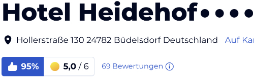holidaycheck hotels reisen Bewertungen urlaub, Hotel Heidehof