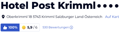 holidaycheck reisen hotels bewertungen, Österreich Hotel Post Krimml