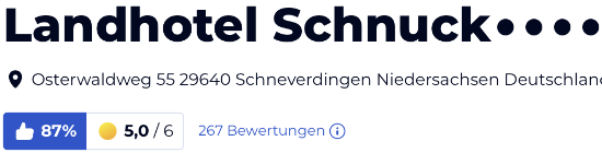 HolidayCheck reisen Bewertungen Hotels urlaub, Landhotel Schnuck, Hotel schnuck