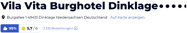 holidaycheck Bewertungen Hotels reisen, Vila Vita Burghotel