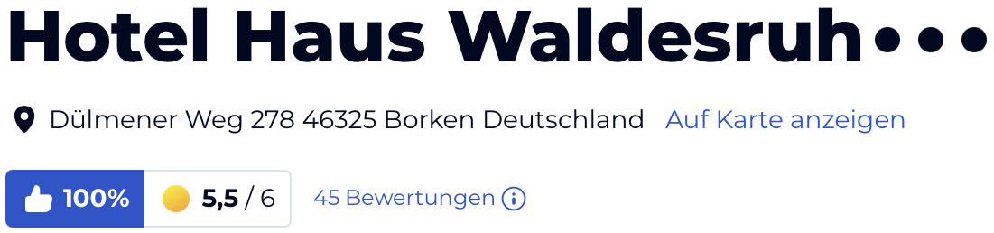 holidaycheck reisen urlaub last minute hotels bewertungen, Hotel Haus Waldesruh