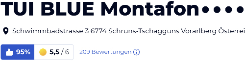 holidaycheck reisen hotels bewertungen, TUI BLUE Montafon Hotel