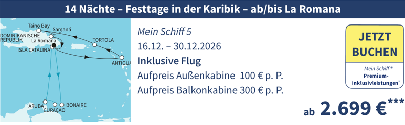 TUI Cruises Angebote der Woche