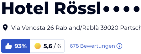 holidaycheck reisen hotels bewertungen, Hotel Rössl Italien