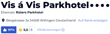HolidayCheck reisen urlaub Bewertungen Hotels, Vis a Vis Parkhotel