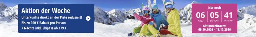 SnowTrex Aktion der Woche, Skiurlaub, Skireisen, Ski fahren Reisen, Winterreisen, Winterurlaub, Winter, Angebot Winter, Sale Winterurlaub