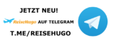 Der kostenlose ReiseHugo Telegram Newsletter